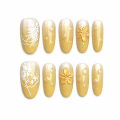 Gold Floral